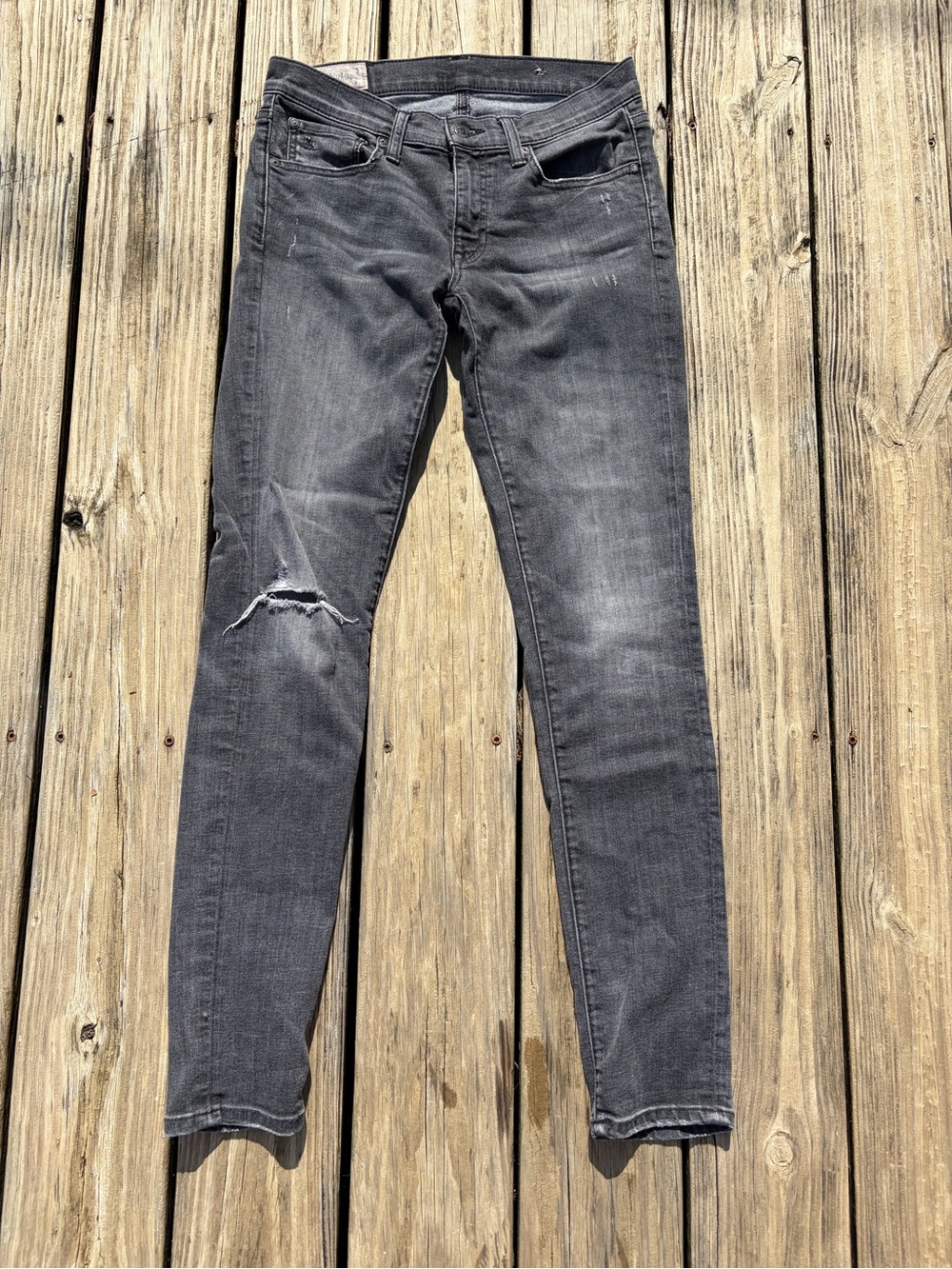 Polo by Ralph Lauren Washed Black Skinny Jeans